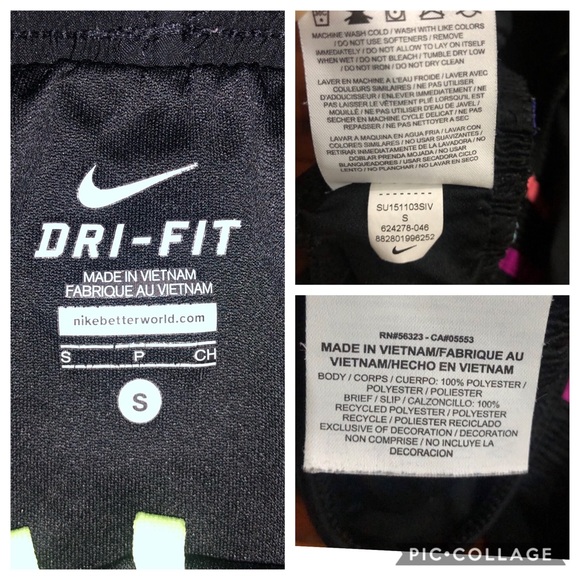 Nike Women Black Dri Fit Running Shorts - Picture 6 of 7